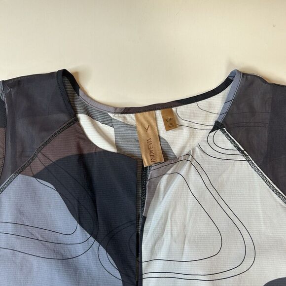 INDYEVA Top Women’s Small Steek II Sleeveless Tank Raindrop Rock Print Outdoor - Picture 4 of 9